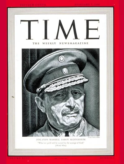 nexiplexi - Okładki Time'a
Carl Gustaf Mannerheim - 5 II 1940
#historia #ciekawostk...