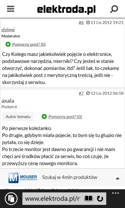 BlueberryHills - Monitor mi siadł i chciałem sprawdzić o co może chodzić. Elektroda m...