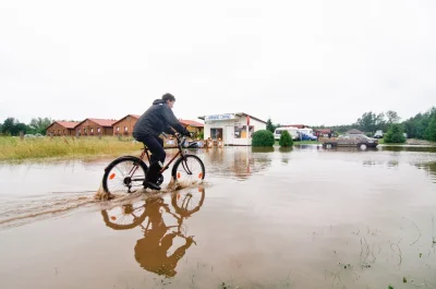 cube - a wogole to #wicie przez ostatnia noc tak oto zalało pole namiotowe, wyjezdzaj...