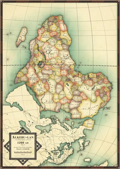babisuk - Mapa Afryki stworzona przez szwedzkiego artystę Nikolaja Cyona która przest...
