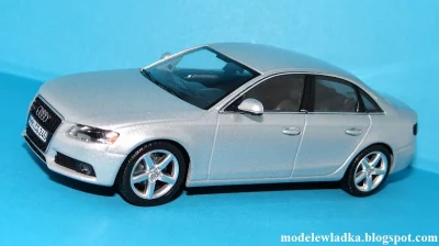 PiotrekW115 - Model Audi A4 (B8), skala 1/43.

Audi A4 B8 zaprezentowano na Międzyn...