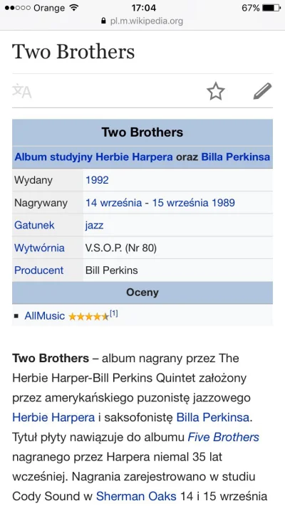 Cougaro_Cyganskie - @phreaker: Tytuł Two Brothers nawiązuje do nazwy albumu z przed 3...