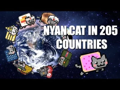 Luther - Nyan cat in 205 countries