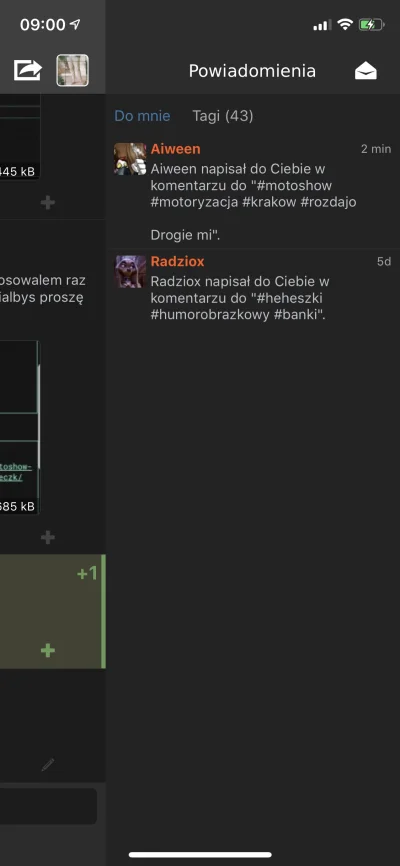 Slasiu - @Aiween: powiadomienia nie dostałem wcześniej D: