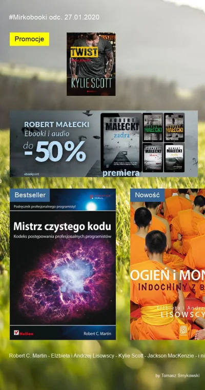 tomaszs - Mirkobooki 2020-01-27 ( ͡° ͜ʖ ͡°)

Przegląd ebooków 27.01.2020. Dowiedz s...