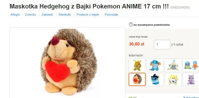 A.....s - Przeglądałem sobie pluszaki pokemonowe na allegro a tu takie cudo. Wygląda ...