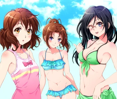 j.....n - #randomanimeshit #hibikeeuphonium #kumikooumae #asukatanaka ##!$%@? #swimsu...