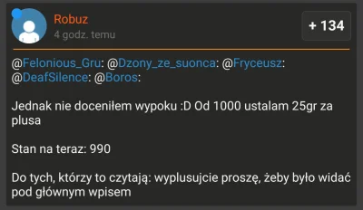 DzikiWonsZwKapeluszu - @tomasz-szalanski: Jak było 1000 plusów to OP speniał i dał in...