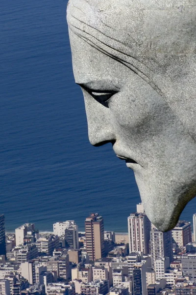 iwarsawgirl - Posąg Chrystusa Odkupiciela w Rio de Janeiro z trochę innej niż zwykle ...