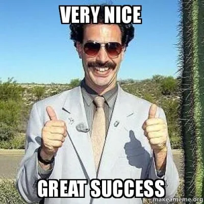 P.....u - @Zbruzman: Borat approved!