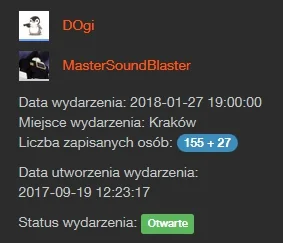 idol89 - @MasterSoundBlaster: Można przyjść o 20., nie ma problemu. (✌ ﾟ ∀ ﾟ)☞

Pod...