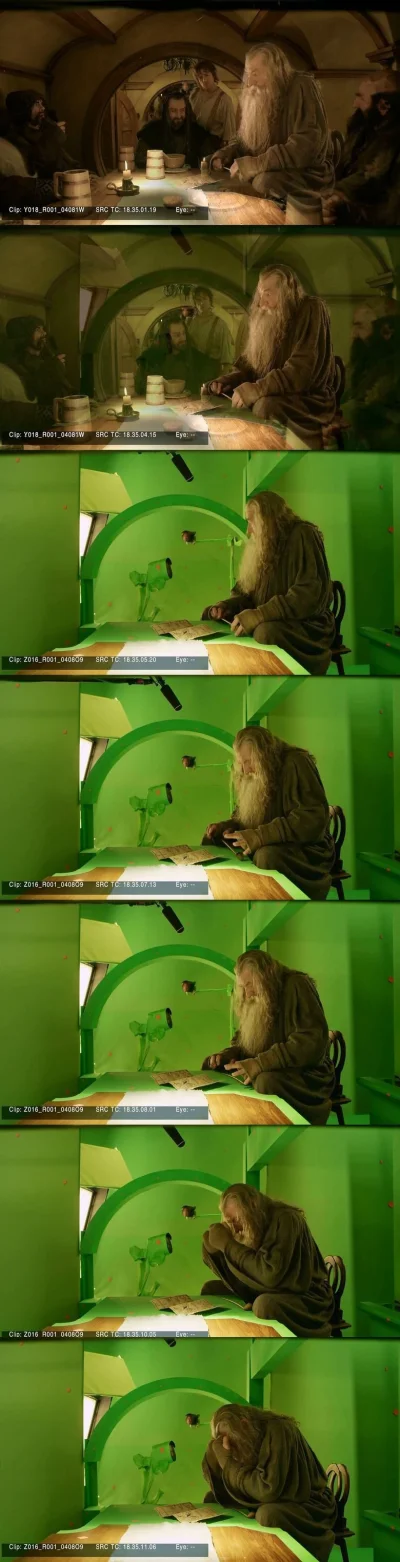 Destr0 - @kubas89: @sunny-d: Ian McKellen podczas nagrywania 1. części Hobbita.