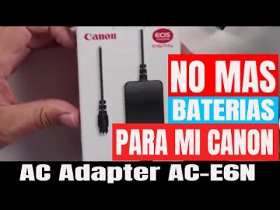 Kalais - @Kalais: #canon adapter AC-E6N - potrzebuję kupić coś takiego - zasilacz z a...