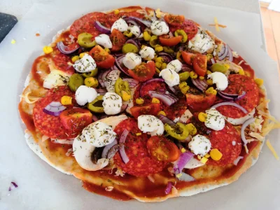 GrzeesiekLBL - Efekt po pieczeniu w komentarzu. Komu placka ? ᕦ(òóˇ)ᕤ
#pizza #g3ferra...