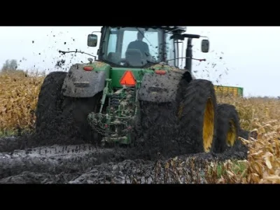 hqvkamil - Błotko i kukurydza. John Deere 8370R
#traktorboners