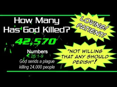 i.....r - Bóg w swojej książce zabija 2,4 miliona ludzi. Szatan 10.
Kto jest bardzie...