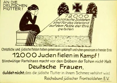 myrmekochoria - "12 000 Żydów umarło dla chwały Ojczyzny", Niemcy 1920 rok

#starsz...
