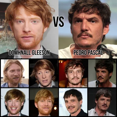 zupazkasztana - Tag zabawy: #mistermirko Runda 1, pojedynek numer 9: Domhnall Gleeson...