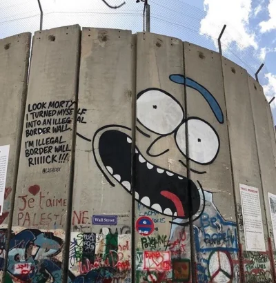 Bartoni - Mur w Palestynie.
#rickandmorty