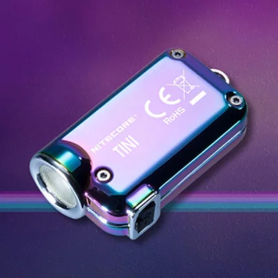n____S - Nitecore TINI SS Flashlight Purple - Banggood 
Cena: $15.90 (63.16 zł) / Na...