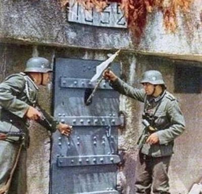 Saper86 - Francuscy żołnierze poddają linię Maginota #historycznezdjecia #historia #h...