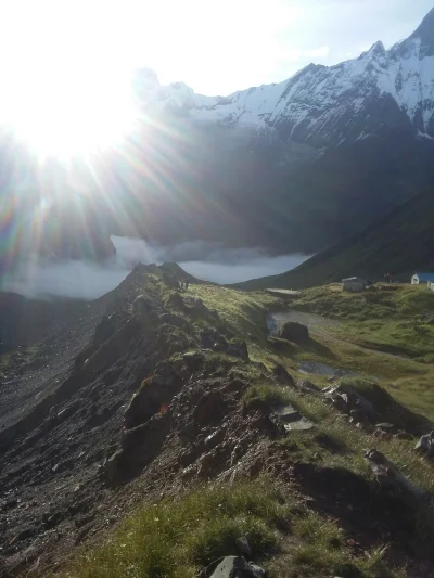 pleku94 - Zobaczylem jakis obrazek z Tatr to i ja sie pochwale. Himalaje, Annapurna B...