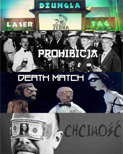 AleZebra - Testujemy nowe gry na laser tag: Prohibicja, Death Match oraz Chciwość. 
...