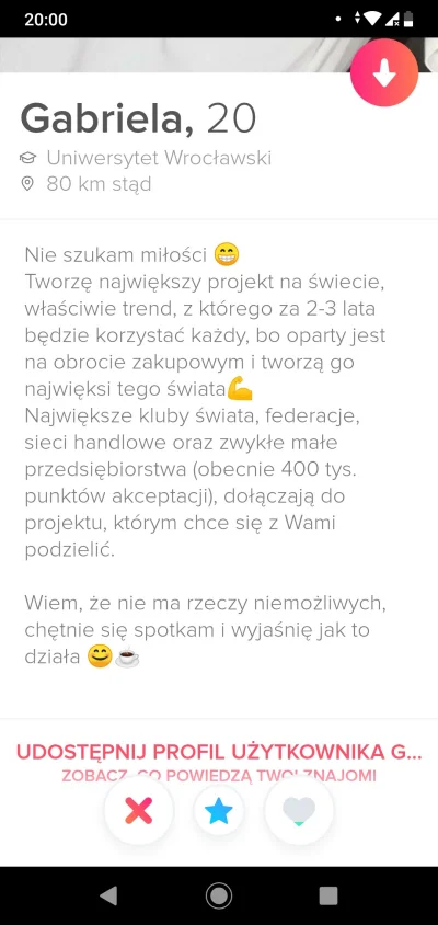 pazdziochmarianjanusz - #tinder
Oj biednie w tych mlm