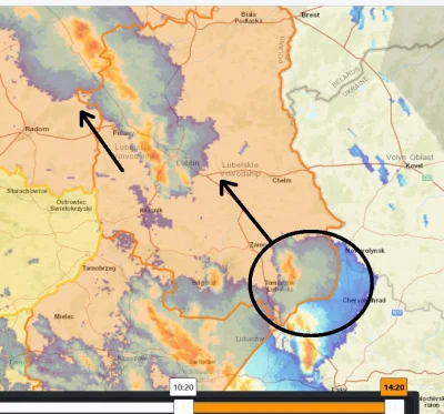 bartolama - Pierwsza burza lekko zahaczyła o zachodnią część Lublina.
Druga burza do...