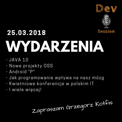 DevSession - Zapraszam na przegląd wydarzeń minionego tygodnia #3 Wydarzenia 25.03.20...