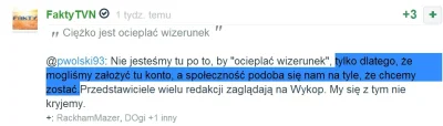 pwolski93 - Konto social mediowe @FaktyTVN tutaj to jest jakaś kopalnia beki. Komenta...