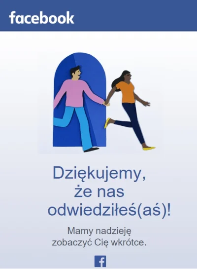 Madeline92 - Czy zawsze po #wylogowaniu się z #facebook była taka pokraczna grafika l...