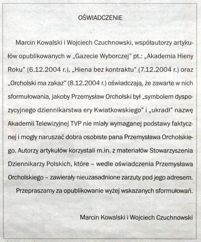 usprawniacz - @Hyrkan: myślał o nim w ten sposób nawet Czuchnowski Wojciech, ale Sąd ...