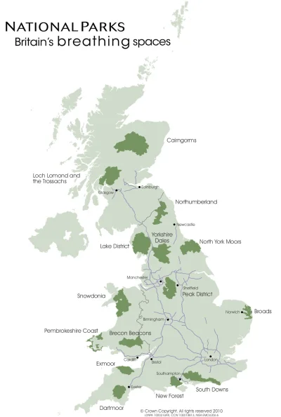 sorek - Parki narodowe w #UK

#ciekawostki #mapporn #przyroda #natura #podroze