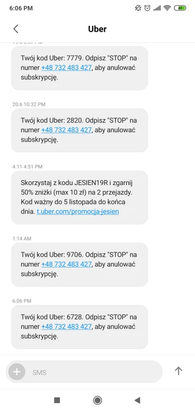 Adriarro - Mirki wiecie, czy jakiś scam? Co 10 sekund dostaje od nich SMS'y #kiciochp...