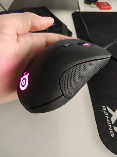 mj-karol - Reklamowaliście kiedyś coś takiego? Mysz #steelseries 1 rok i 4 miesiące i...