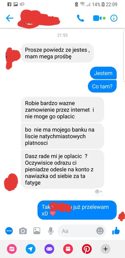 ShauniakShauniak - Mi też się to zdarzyło, ale od razu zadzwoniłem do tej osoby żeby ...