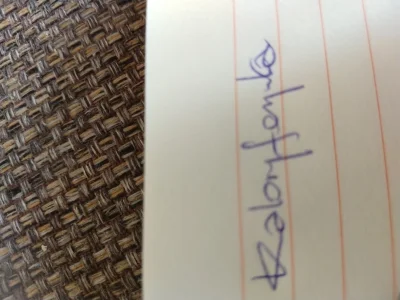 kaloryferynka - @Felix_Felicis Kolega z pracy śmieje się, że moje "K" wygląda jak pen...