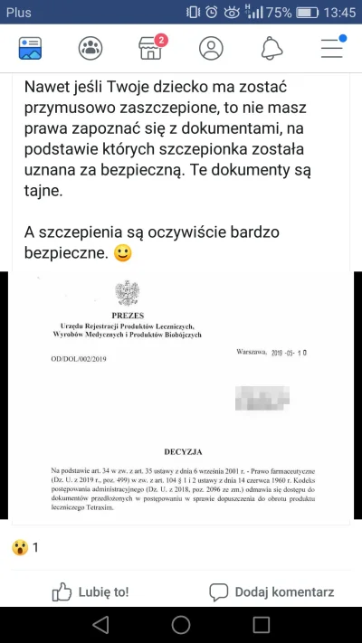 Chlebik - @LGBTRTVAGD nie najlepiej polegac na najlepiej przebadanych preparatach med...