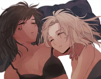 BlackReven - #randomanimeshit #tokudo02 #overwatch #pharah #mercy #yuri #anime #pixiv...