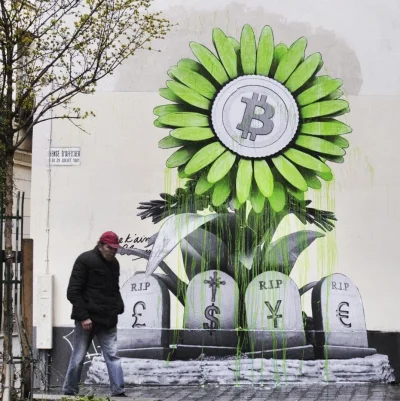 holdfast - #bitcoin #streetart #mural