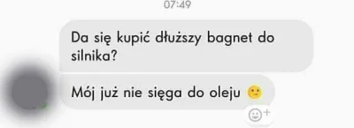 goferek - NO CUSZ MAŁO KTO WIE ŻE SZCZASEM BAGNET SIE SKRACA A MISKA OLEJU SIE ZAPADA...