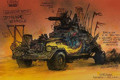 ColdMary6100 - Na apokalipsę zombiaków jak znalazł:)
#madmax #conceptart #art