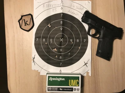 A.....k - Smith&Wesson M&P Shield 2.0 9x19, Remington UMC 115 grains, 85 pkt.

SPOI...