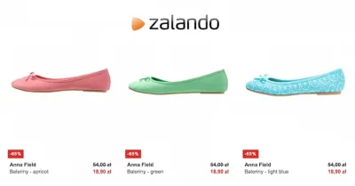 promocyjnaaga - Mega wyprzedaż w Zalando i fajne baleriny Anna Field po 17,01 zł, duż...