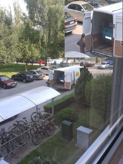 goferek - Kuc z MS pakuje malucha na wakacje.
#krakow #motoryzacja #cytrynigumiak