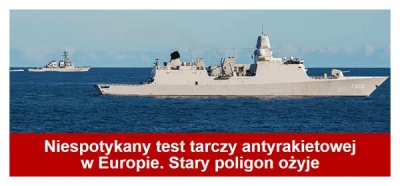 mossad - Amerykańska flota przeprowadzi pierwszy w Europie pełnowymiarowy test tarczy...