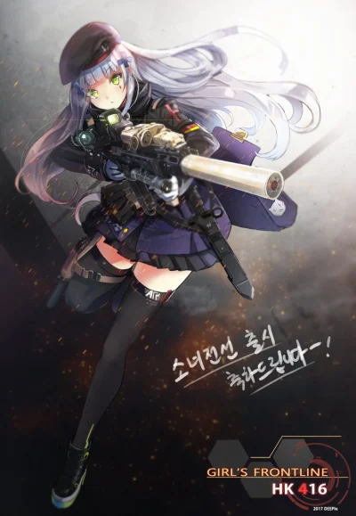 Sentox - #randomanimeshit #girlsfrontline #hk416 #girlsandguns # @Nyankov