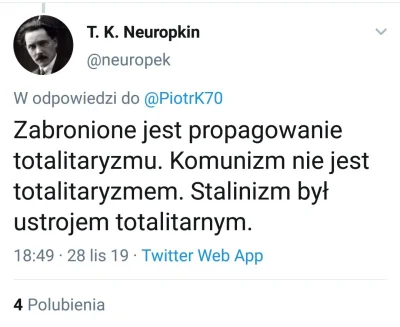 MartinoBlankuleto - Komunizm to żaden totalitaryzm, bo prostu źle został zrozumiany
#...