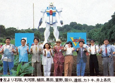 80sLove - Rok 1993 - Yoshiyuki Tomino (⌐ ͡■ ͜ʖ ͡■) z obsadą i modelem mecha Victory G...